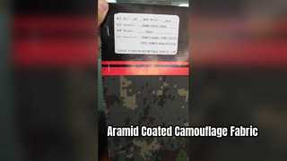 Kain Kamuflase Dilapisi Aramid