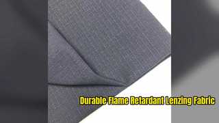 Lenzing Viscose Fabric Tekstil Tahan Api Tahan Lama