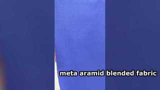 `Kain Nomex IIIA Tipe 93/5/2 Meta Aramid 160gsm Kain Anti-statis FR Biru Terang untuk Minyak Gas Summ