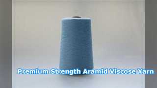 Benang Campuran Lenzing Viscose Aramid Kekuatan Tinggi