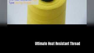 Benang Para Aramid Kekuatan Tinggi untuk Perlengkapan Tahan Panas