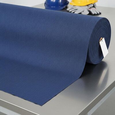Tingkat 5 Ketahanan Warna Kain Meta Aramid Woven Twill Style Bahan Pakaian Pelindung untuk Aplikasi Keamanan Industri