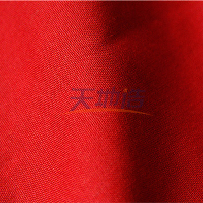 Kain Meta Aramid Merah 93% Meta Aramid 5% Para Aramid 2% Antistatis 150gsm