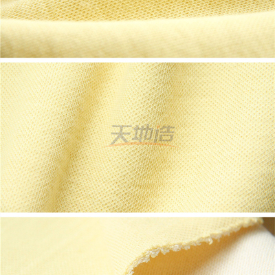 320gsm 50% Para Aramid 50% meta aramid Kain Rajutan Sarung Tangan Tahan Potong