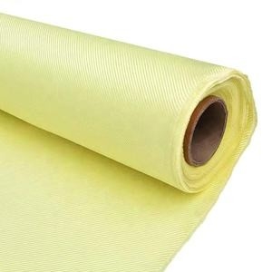 Kekuatan Tinggi 3000D 400g Para Aramid Kevlar Kain Kuning