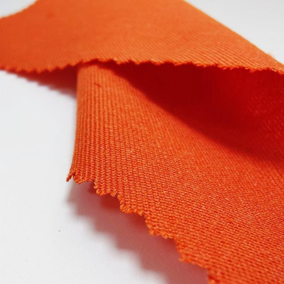 Kain Meta Aramid IIIA Tenun Polos Warna Oranye 150gsm