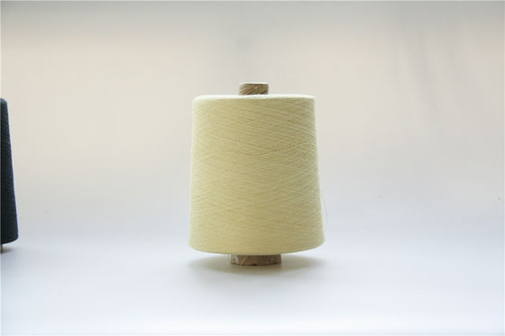 66TEX Para Aramid Fiber Benang Raw Yellow Ne18/2 Untuk Sarung Tangan Tahan Potong