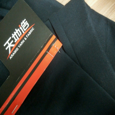 Kekuatan Tarik Tinggi 1000N / 5cm Kain Meta Aramid Untuk Setelan Pelindung