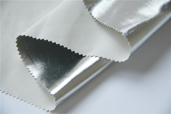 Tahan Panas 260 Derajat Kuning Anti Cut Para Aramid Fabric Aluminium Coating