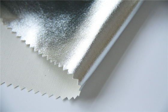 Tahan Panas 260 Derajat Kuning Anti Cut Para Aramid Fabric Aluminium Coating