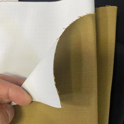 280gsm tahan air bernapas kain khaki aramid membran PTFE