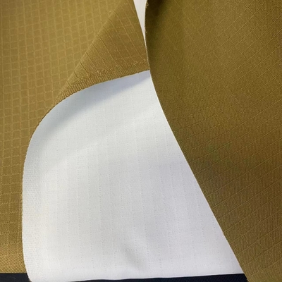 280gsm tahan air bernapas kain khaki aramid membran PTFE