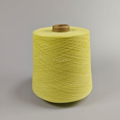 Daya tahan tinggi Para Aramid Yarn Jumlah benang 30S2 Cocok untuk pembuatan tekstil pelindung dan diperkuat yang tahan lama