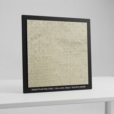 kain grid aramid polos