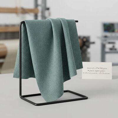940gsm Aramid Flame Retardant Cuff Fabric dengan abrasi tinggi dan ketahanan kimia untuk pakaian tahan api
