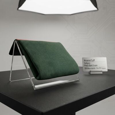 940gsm Aramid Flame Retardant Cuff Fabric dengan abrasi tinggi dan ketahanan kimia untuk pakaian tahan api
