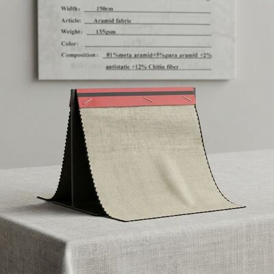 Kain Meta Aramid Antistatik tahan api dengan Serat Chitin untuk Pakaian Pelindung
