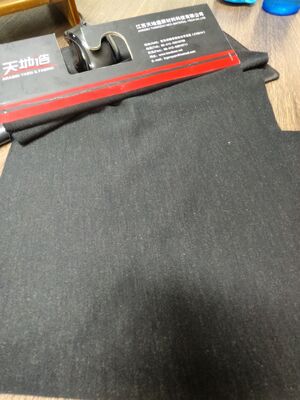 200gsm Modacrylic FR Kain Anti-statis dengan Lebar 180cm dan Campuran Modacrylic 70% untuk Pakaian Kerja Retardant Api