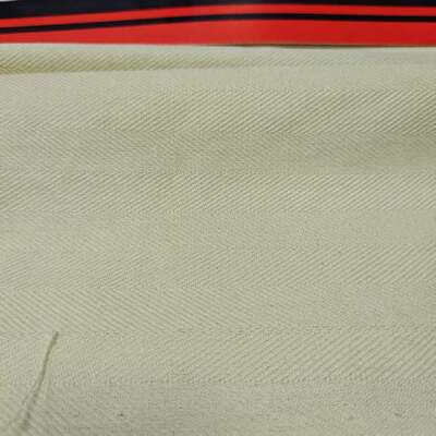 280gm 150cm Lebar 23% Para Aramid 70% FR Viskosa 6% Polyester Campuran tahan api Meta Aramid Kain untuk Pakaian Pelindung