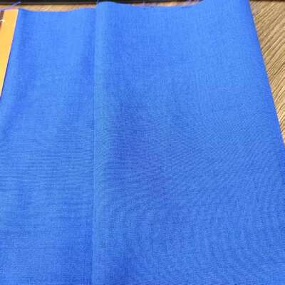 Kain Meta Aramid Anti-statis Biru Cerah 160gsm untuk Pakaian Kerja Keselamatan Petrokimia Musim Panas