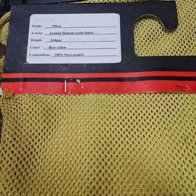 Kain Para Aramid Tahan Potong 260gsm dan Kain Jaring Aramid Lebar 180cm untuk Pakaian Pelindung