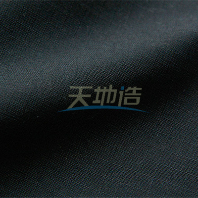 Meta Aramid Fabric 93/5/2 205gsm Navy Blue Rip Stop Untuk Baju Pemadam Kebakaran