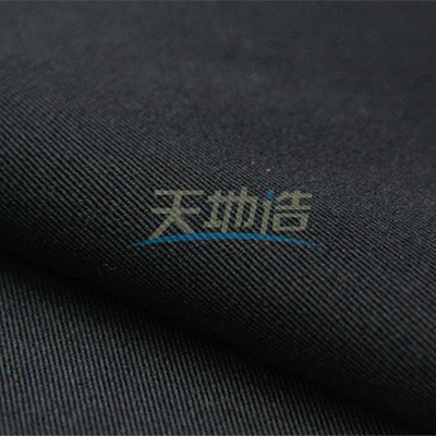 Hitam 280gsm Kain Serat Aramid Meta 93/5/2 Dengan Lapisan PU