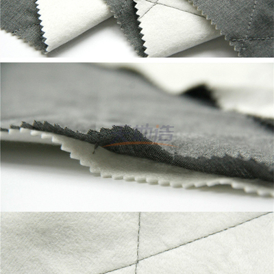 Meta Aramid Fabric Grey Dengan Aramid Felt 200gsm Untuk Lapisan Pakaian Pemadam Kebakaran