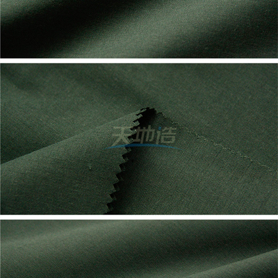 Kain Hijau Tentara Meta Aramid 93/5/2 170gsm Untuk Setelan Penerbangan