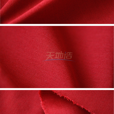 Kain Viscose Aramid Merah 240gsm Untuk Pakaian Pelindung