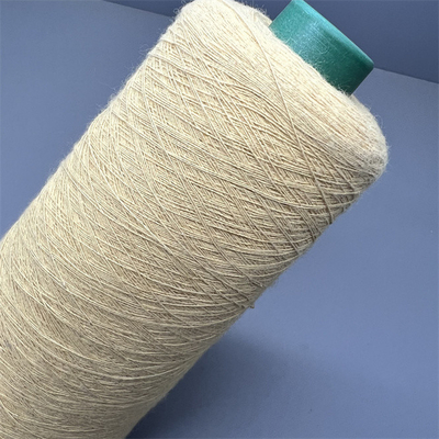 66TEX Para Aramid Fiber Benang Raw Yellow Ne18/2 Untuk Sarung Tangan Tahan Potong