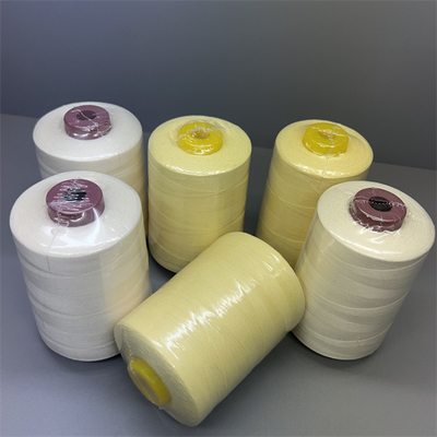 90TEX Para Aramid Benang Jahit Kuning Mentah Untuk Menjahit Ne20/3