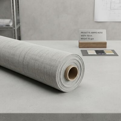 Kain Meta Aramid Antistatik tahan api dengan Serat Chitin untuk Pakaian Pelindung