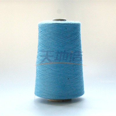 Ne33/2 Meta Aramid Blended Yarn Sky Blue Untuk Oil Chemical