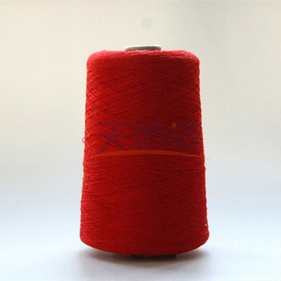 Red Meta Aramid Blended Yarn Ne33/2 Untuk Pakaian Pelindung Minyak Kimia